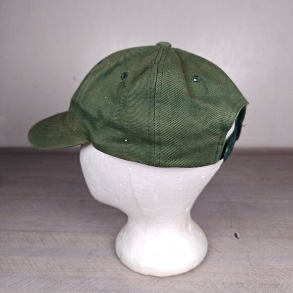Vintage Distressed John Deere Green Tractor Embroidered Baseball Cap - Picture 6 of 11